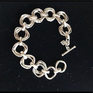 SILPADA Sterling Silver Square Link Bracelet